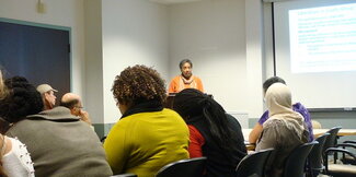 Professor Teresa Barnes, Brown Bag, 2014.