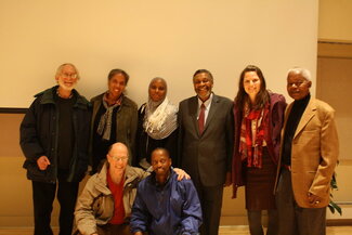 Center for African Studies faculty and graduate students with Du Bois lecturer Professor Campbell, Spring 2012