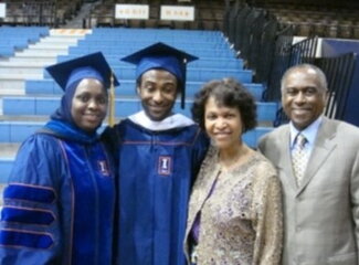 Graduation May 2011, Dr. Barro and CAS Joint Degree graduate, Nathaniel Moore and family.