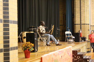 Vukoni Lupa-Lasaga at Leal Elementary School Multicutlural Night, 2012