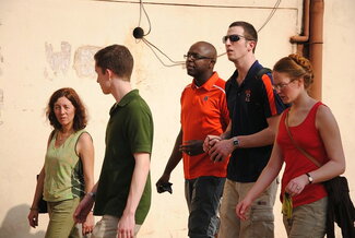  Univ of Illinois delegation tours Njala University, Bo, Sierra Leone