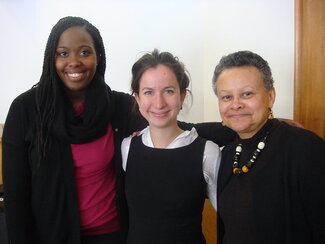 Morgan McClain-McKinney USAID, Claudia Schwartz USADF, Dr. Merle Bowen