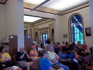 Malawian music performance at Urbana Free Library, 2011. 